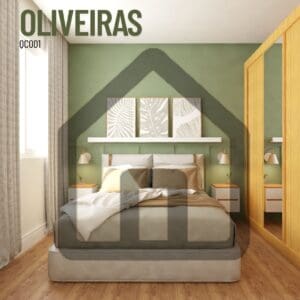 OLIVEIRAS (QC001)  Estilo: Contemporâneo  9m²