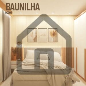 BAUNILHA (QC003)  Estilo: Moderno  7,2m²