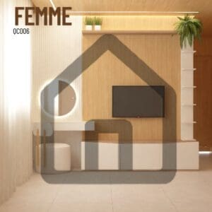 FEMME (QC006)  Estilo: Moderno  2,6m