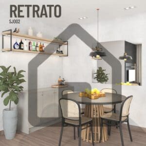 RETRATO (SJ002)  Estilo: Industrial  6m²