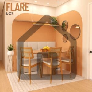 FLARE (SJ003)  Estilo: Retrô  3,4m²