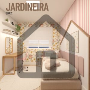JARDINEIRA (QI002)  Estilo: Moderno/Romântico  7,2m²