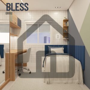 BLESS (QI003)  Estilo: Contemporâneo  7,5m²